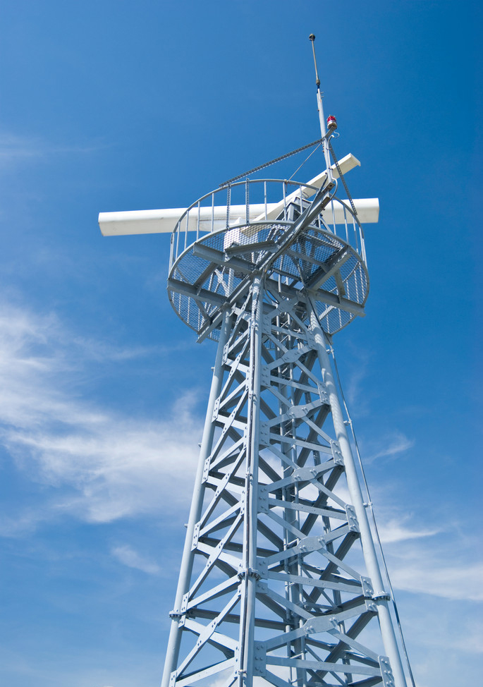 雷达导航监测塔